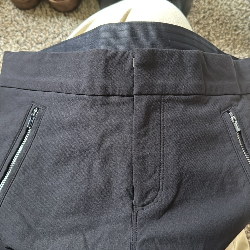 Athleta Hiking Nylon Pants Size 2 Tall with drawstring hem and zip pockets - Picture 4 of 6